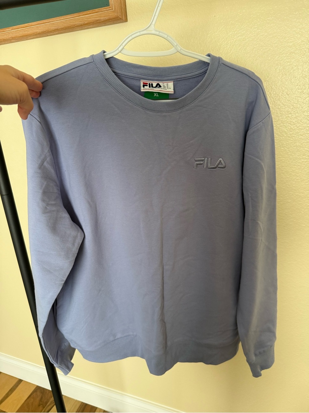 FILA Women’s Light Lavender Crewneck Sweatshirt